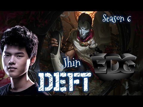EDG Deft JHIN ADC vs Kalista - Patch 6.3 KR | League of Legends