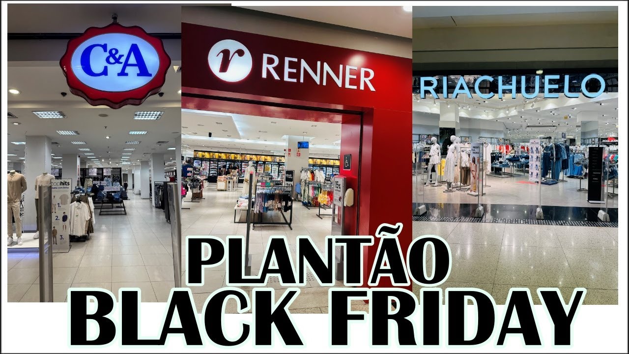 PLANTÃO ANGEL BLACK FRIDAY - RENNER, C&A, RIACHUELO E CAMICADO