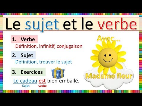 Le sujet et le verbe