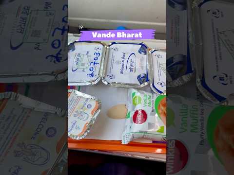 Vande Bharat Express 🇮🇳 Hyd-Blr #food #vandebharatexpress #vegeterianfood #foodie