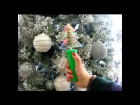 Alberello di Natale rotante portatile