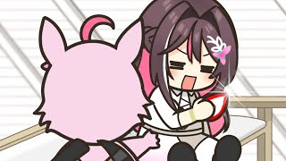 【手描き】オトモの開拓者といちゃつくあずきち【ホロライブ/AZKi】