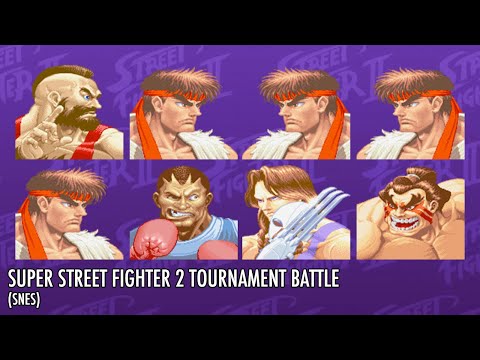 SUPER STREET FIGHTER 2 THE NEW CHALLENGERS TOURNAMENT BATTLE: #194 (IOS/SNES EMULATOR)