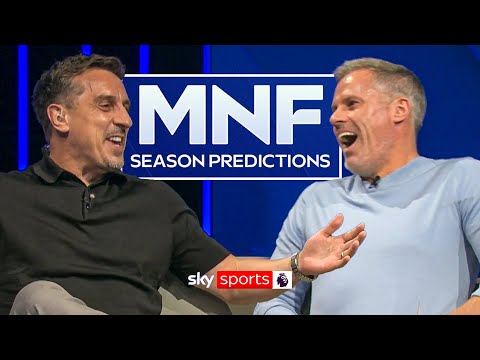 Jamie Carragher and Gary Neville's FULL 2025/26 Monday Night Football predictions! 🔮