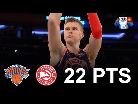 Kristaps Porzingis Full Highlights 2018.02.03. vs Hawks - 22 Pts, 8 Rebs, 5 Blks