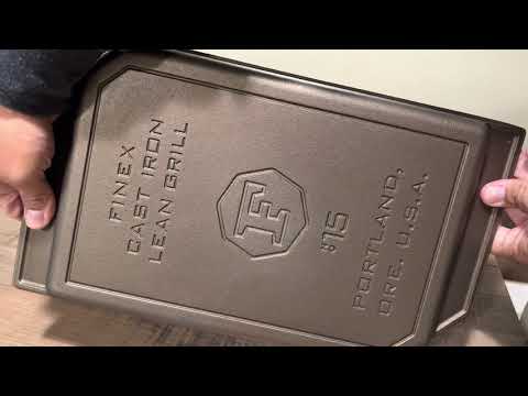 Finex Cast Iron 15” grill griddle: Unboxing review