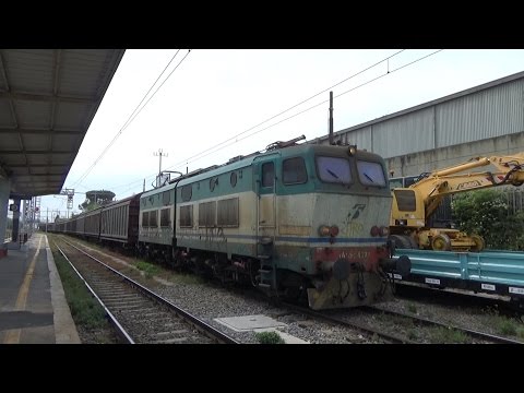 E655.419 sul MRS 57362 Maddaloni Marcianise - Bologna Interporto, in uscita dallo scalo di Pomezia!