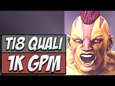 1000 GPM Antimage by Black^ at TI8 Open Qualifiers | Dota Gameplay