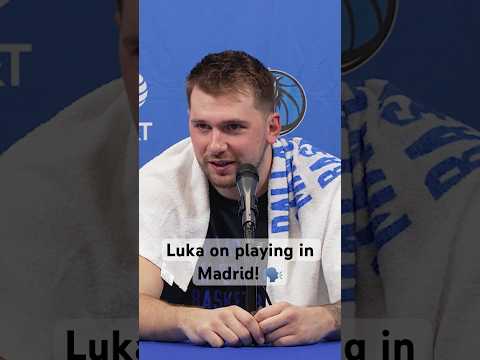 “That’s my second home” – Luka Doncic talks playing in Madrid! ️ #Shorts