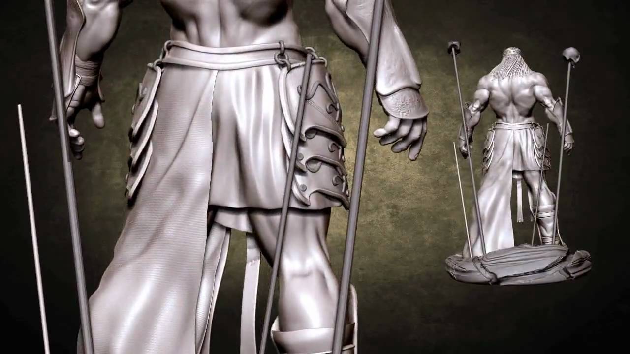 Luke Wakeford Think tank Training Centre - Character Modeling Demo Reel.