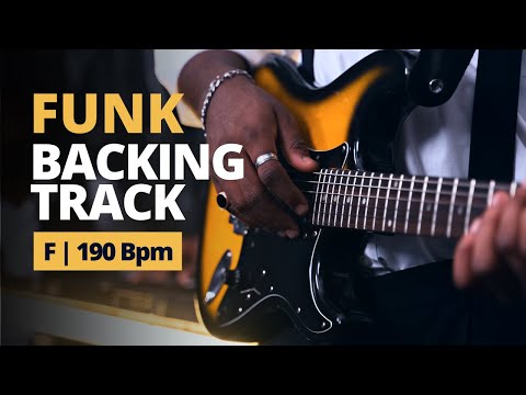 F Major Funk Backing Track 7/8 | 190 Bpm Groove Jam Track