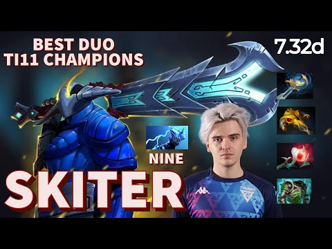 Skiter - Sven (feat Nine) | Dota 2 - 7.32d | All Heroes Gameplay