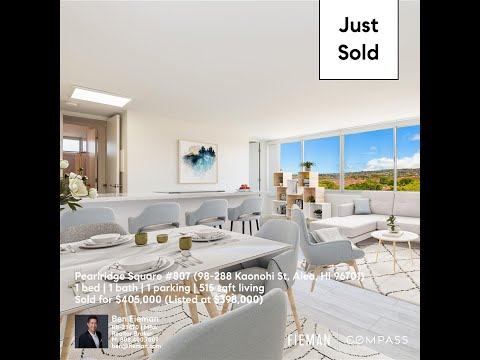 Pearlridge Square #807 sold for $405,000!