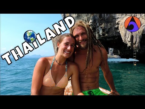 Deep Water Solo Climbing Railay Krabi - Full Moon Party  Koh Phangan[Thailand]