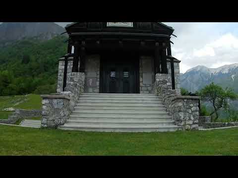 Memorial Church of the Holy Spirit,   Javorca,Tolmin, Slovenia