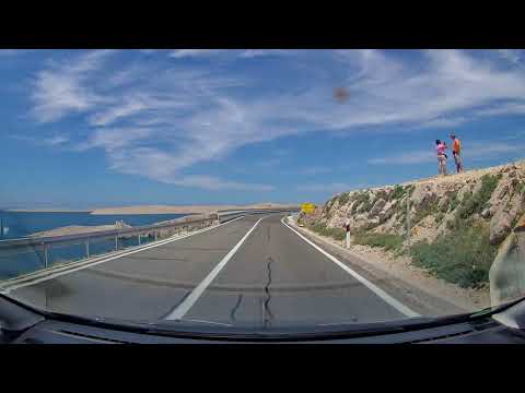 Pag Bridge/Paski Most 340m - 70mai DashCam Pro video test