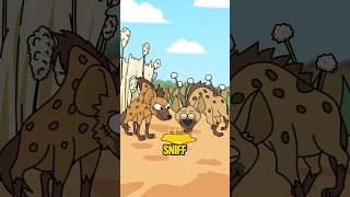 You think hyenas are just pooping everywhere? Nope—they’re basically posting on social media!#shorts