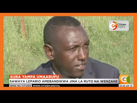 Mwanamume anayefanana na rais Ruto apata umaarufu Samburu