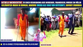 Stephen Nganga kann nach einer Heilungsverordnung gehen