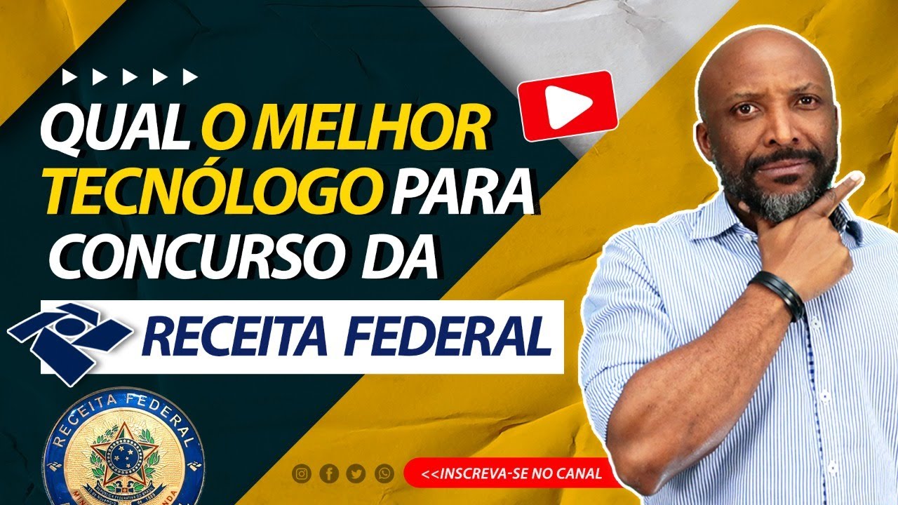 O melhor tecnólogo para CONCURSO da RECEITA FEDERAL!