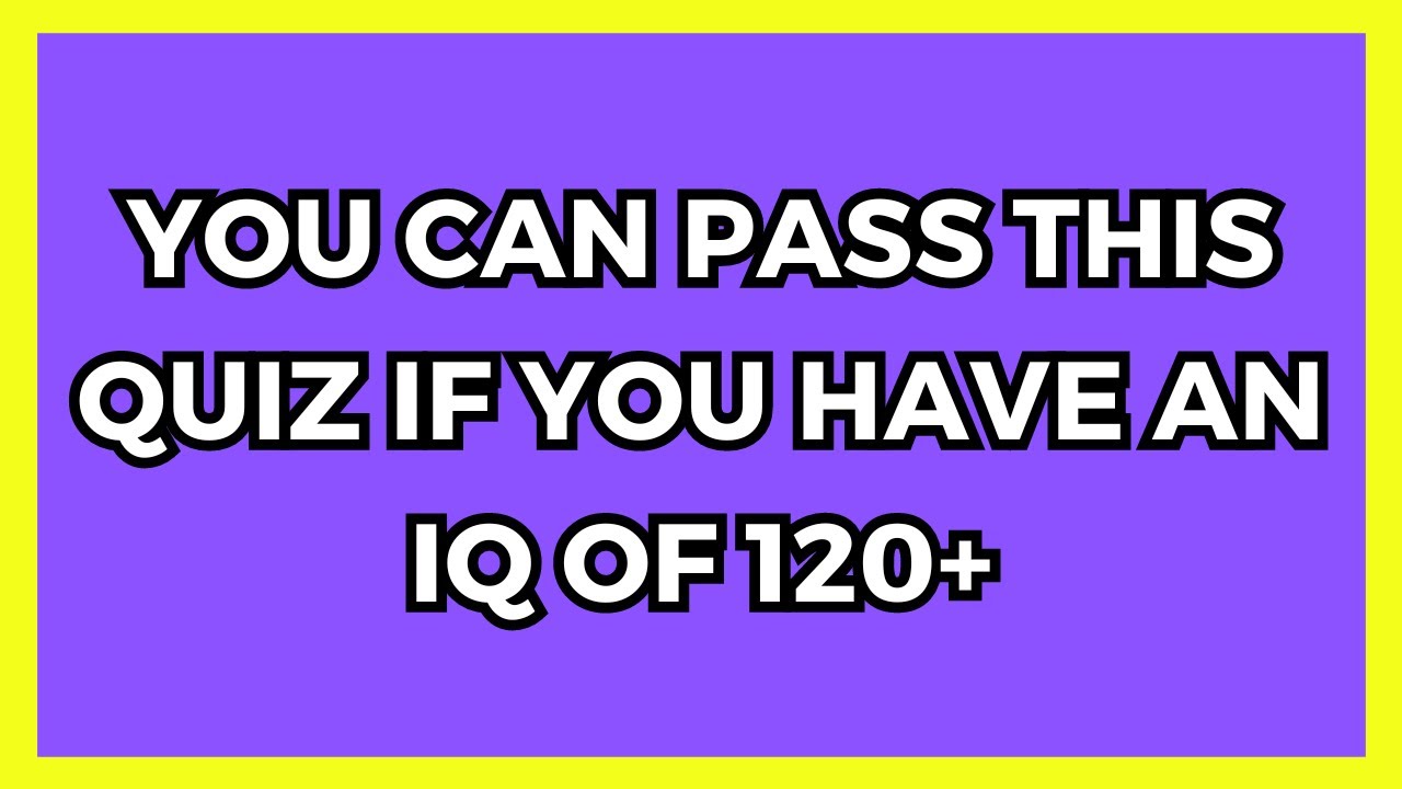 Tough Trivia Quiz (Multiple-Choice)