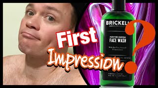 Brickell Men's Purifying Face Wash 1st IMPRESSIONS