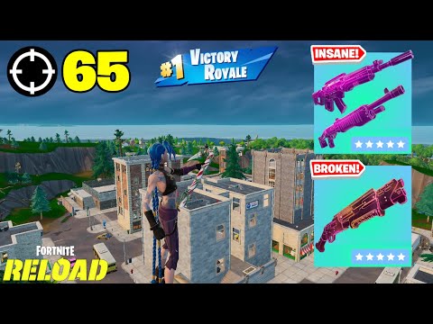 65 Elimination Solo "RELOAD” Gameplay Wins (Fortnite Chapter 7 PS5 Controller)