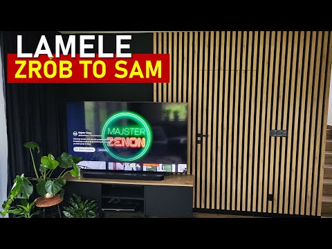 Lamele na ścianie - zrób to sam