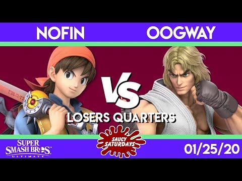 Saucy Saturdays #16 - nofin (Hero) VS. Oogway (Ken) - Losers Quarters - Smash Ultimate