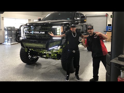 LIFE OF COREY BUILT A FORD F250 PLATINUM ON AIR BAG KELDERMAN 16 NCH LIFT ON 30s  *GAME CHANGER*