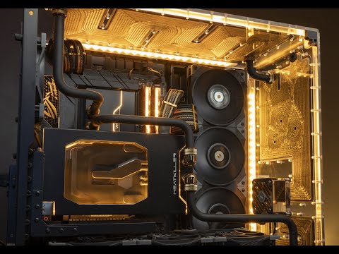 The ULTIMATE 👑 O11 Vision Water Cooled Build Singularity Distro Plate Set