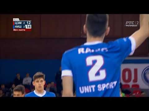 OK Crvena zvezda - OK Niš, X kolo Superlige Srbije 2017/2018 - poslednji poen