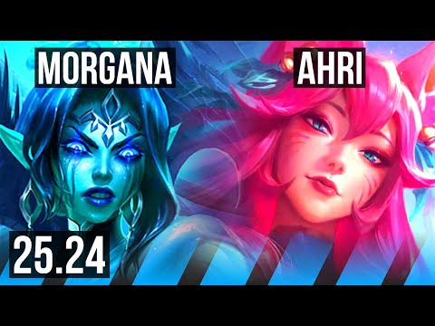 MORGANA vs AHRI (MID) | 31K damage | KR Diamond | 25.24