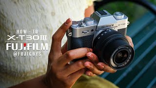 Video thumbnail for Fujifilm X-T30 III - How To - Fuji Guys by Fuji Guys Channel