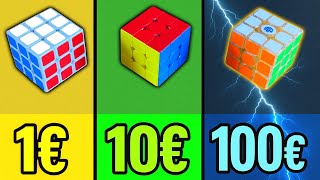 1€ vs 10€ vs 100€ Zauberwürfel