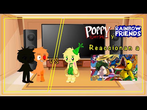 Rainbow Friends y Poppy Playtime reaccionan a Rainbow Friends vs Poppy Playtime Parte (Part) 11