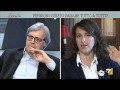 Salvatore M5S Vs Sgarbi Lei Condannato Col Vitalizio Zitta Cretina Studia Capra Ignorante