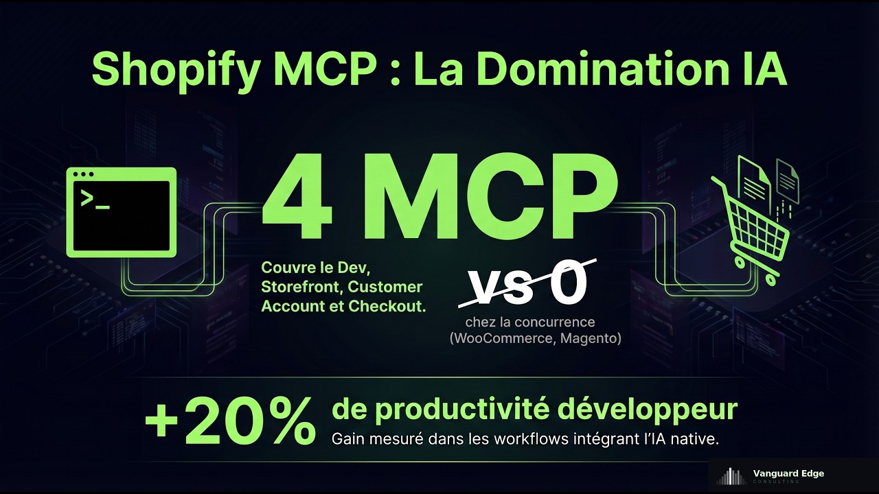 Miniature vidéo : Shopify DevMCP : 4 Serveurs MCP, 16 Skills IA — Ce Que Ça Change (2026)