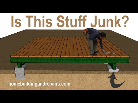 Why Building Decks With Plastic Footings Might Not Make Sense - Consumer Awareness Education