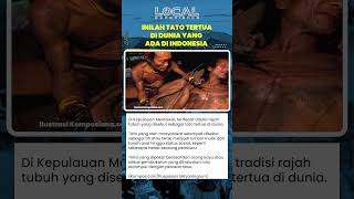 Inilah Tato Tertua di Dunia yang Ada di Indonesia, Tinta dari Arang Kayu