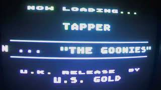 Sega's Tapper Released by U.S. Gold For Atari 8 Bit Computers (warning flashing screen!)