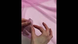 8038-39 Шифон цвет Розовый 40 гр/м2, 150 см на YouTube
