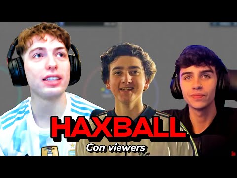 DAVO JUEGA HAXBALL CON AGUSNETA y MERNUEL