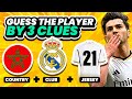 GUESS THE PLAYER: NATIONALITY + CLUB + JERSEY NUMBER | QUIZ FOOTBALL TRIVIA 2024