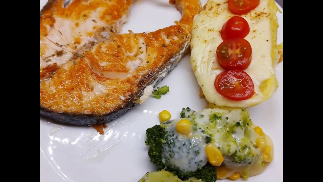Salmón Dorado con Brócoli al Vapor (¡Fácil, Sano y Delicioso!)