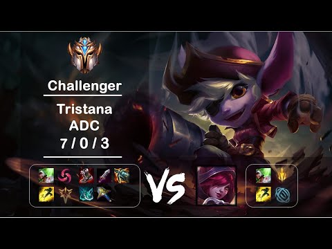 KR Challenger ADC Tristana vs Xayah Ep.2024
