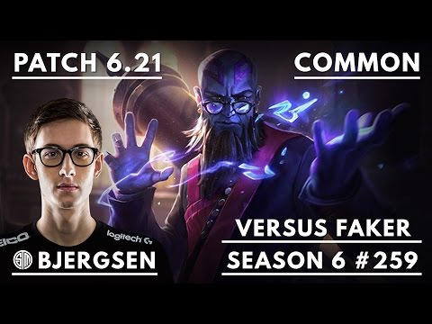 259. Bjergsen VERSUS Faker - Ryze vs Cassiopeia - Mid - October 27th, 2016 - S6 Patch 6.21