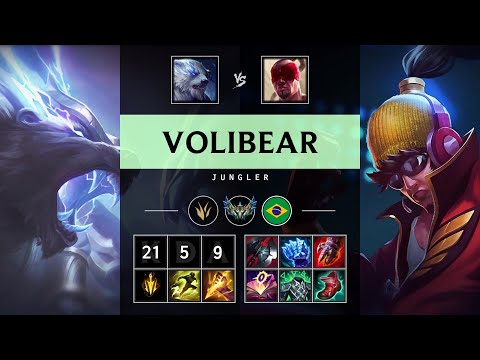 Volibear Jungle vs Lee Sin - BR Challenger Patch 25.13