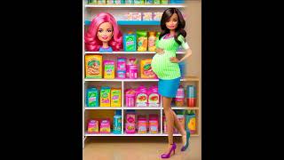 Download lagu Boneka kertas paper doll barbie hamil jadi boneka barbie mp3