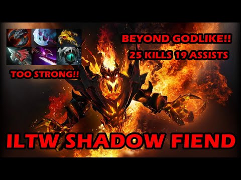 ILTW Shadow Fiend - Beyond Godlike!! SF Carry too strong!!